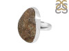 Spectropyrite Druzy Ring-R-Size-8 SPD-2-41