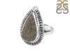 Spectropyrite Druzy Ring-R-Size-6 SPD-2-43