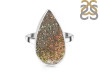 Spectropyrite Druzy Adjustable Ring-ADJ-R SPD-2-50