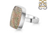 Spectropyrite Druzy Adjustable Ring-ADJ-R SPD-2-96