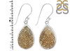 Spectropyrite Druzy Earring-E SPD-3-12