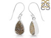 Spectropyrite Druzy Earring-E SPD-3-15