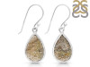 Spectropyrite Druzy Earring-E SPD-3-17