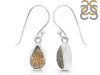 Spectropyrite Druzy Earring-E SPD-3-18