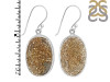 Spectropyrite Druzy Earring-E SPD-3-19