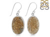 Spectropyrite Druzy Earring-E SPD-3-19