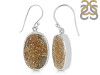 Spectropyrite Druzy Earring-E SPD-3-19