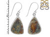 Spectropyrite Druzy Earring-E SPD-3-2