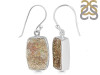 Spectropyrite Druzy Earring-E SPD-3-20