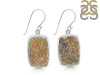 Spectropyrite Druzy Earring-E SPD-3-26