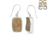 Spectropyrite Druzy Earring-E SPD-3-26