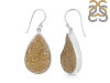 Spectropyrite Druzy Earring-E SPD-3-27