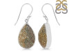 Spectropyrite Druzy Earring-E SPD-3-33
