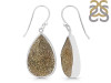 Spectropyrite Druzy Earring-E SPD-3-34