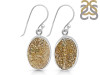 Spectropyrite Druzy Earring-E SPD-3-4