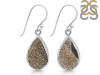 Spectropyrite Druzy Earring-E SPD-3-5