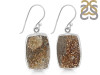 Spectropyrite Druzy Earring-E SPD-3-6