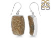 Spectropyrite Druzy Earring-E SPD-3-7