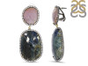 Multi Sapphire/White Topaz Earring-2E SPH-3-10
