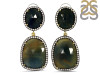 Multi Sapphire/White Topaz Earring-2E SPH-3-101