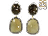 Multi Sapphire/White Topaz Earring-2E SPH-3-104