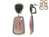 Multi Sapphire/White Topaz Earring-2E SPH-3-17