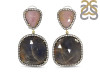 Multi Sapphire/White Topaz Earring-2E SPH-3-19