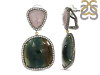 Multi Sapphire/White Topaz Earring-2E SPH-3-21