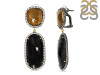 Multi Sapphire/White Topaz Earring-2E SPH-3-31