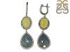 Multi Sapphire/White Topaz Earring-2E SPH-3-33