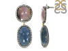 Multi Sapphire/White Topaz Earring-2E SPH-3-34