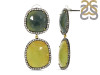 Multi Sapphire/White Topaz Earring-2E SPH-3-39