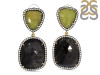 Multi Sapphire/White Topaz Earring-2E SPH-3-50