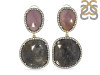 Multi Sapphire/White Topaz Earring-2E SPH-3-51