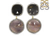 Multi Sapphire/White Topaz Earring-2E SPH-3-52