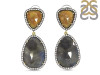 Multi Sapphire/White Topaz Earring-2E SPH-3-55