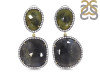 Multi Sapphire/White Topaz Earring-2E SPH-3-59