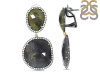 Multi Sapphire/White Topaz Earring-2E SPH-3-59