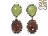 Multi Sapphire/White Topaz Earring-2E SPH-3-71