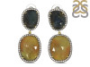 Multi Sapphire/White Topaz Earring-2E SPH-3-77