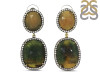 Multi Sapphire/White Topaz Earring-2E SPH-3-78