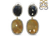 Multi Sapphire/White Topaz Earring-2E SPH-3-79