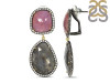 Multi Sapphire/White Topaz Earring-2E SPH-3-83