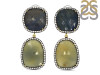 Multi Sapphire/White Topaz Earring-2E SPH-3-84