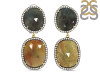 Multi Sapphire/White Topaz Earring-2E SPH-3-85