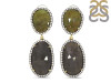 Multi Sapphire/White Topaz Earring-2E SPH-3-86