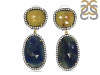 Multi Sapphire/White Topaz Earring-2E SPH-3-90