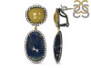 Multi Sapphire/White Topaz Earring-2E SPH-3-90