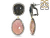 Multi Sapphire/White Topaz Earring-2E SPH-3-91