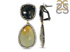 Multi Sapphire/White Topaz Earring-2E SPH-3-92